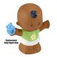 Replacement Figure for Little People African-American Cuddle 'n Play Babies Nursery - GPM35 ~ Replacement Baby ~ Black Hair, Green Star Shirt, Blue