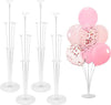 True Deals 24x7 Balloon Stand Kit - 4 Sets with Balloon Sticks, Stands for Table & Floor, Arch with Base for Parties & Decorations (Pack of 3)