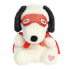 Aurora® Adorable Peanuts® Palm Pals™ Snoopy Kissing Bandit Stuffed Animal - Officially Licensed Toys for All Snoopy Fans - Nostalgic Gift for Adults