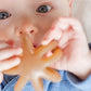 Calmies Teether for Babies Without BPA, 100 Percent Natural Rubber Toy for Infants, Plant Based, No Parabens, No PVC, and No Phthalates, Unscented