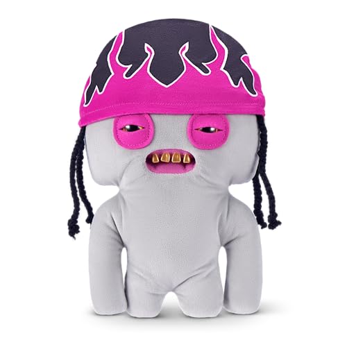 Fuggler Fugg Life 9-Inch Plush Toy (Squidge) by ZURU - Funny Ugly Monster Stuffed Animal with Human-Like Teeth, Quirky Collectible Plush for Kids