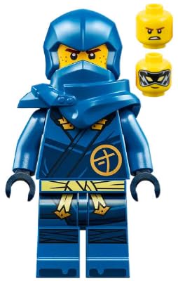 LEGO Ninjago Dragons Rising: Jay Minifigure with Dual Swords - Blue Ninja Ages 6+