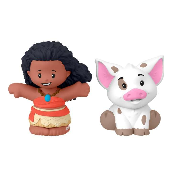 Fisher-Price Little People Disney Princess Toddler Toys Bundle of 6 Figure Packs with Rapunzel, Ariel, Moana, Snow White, and More (Pack of 6)