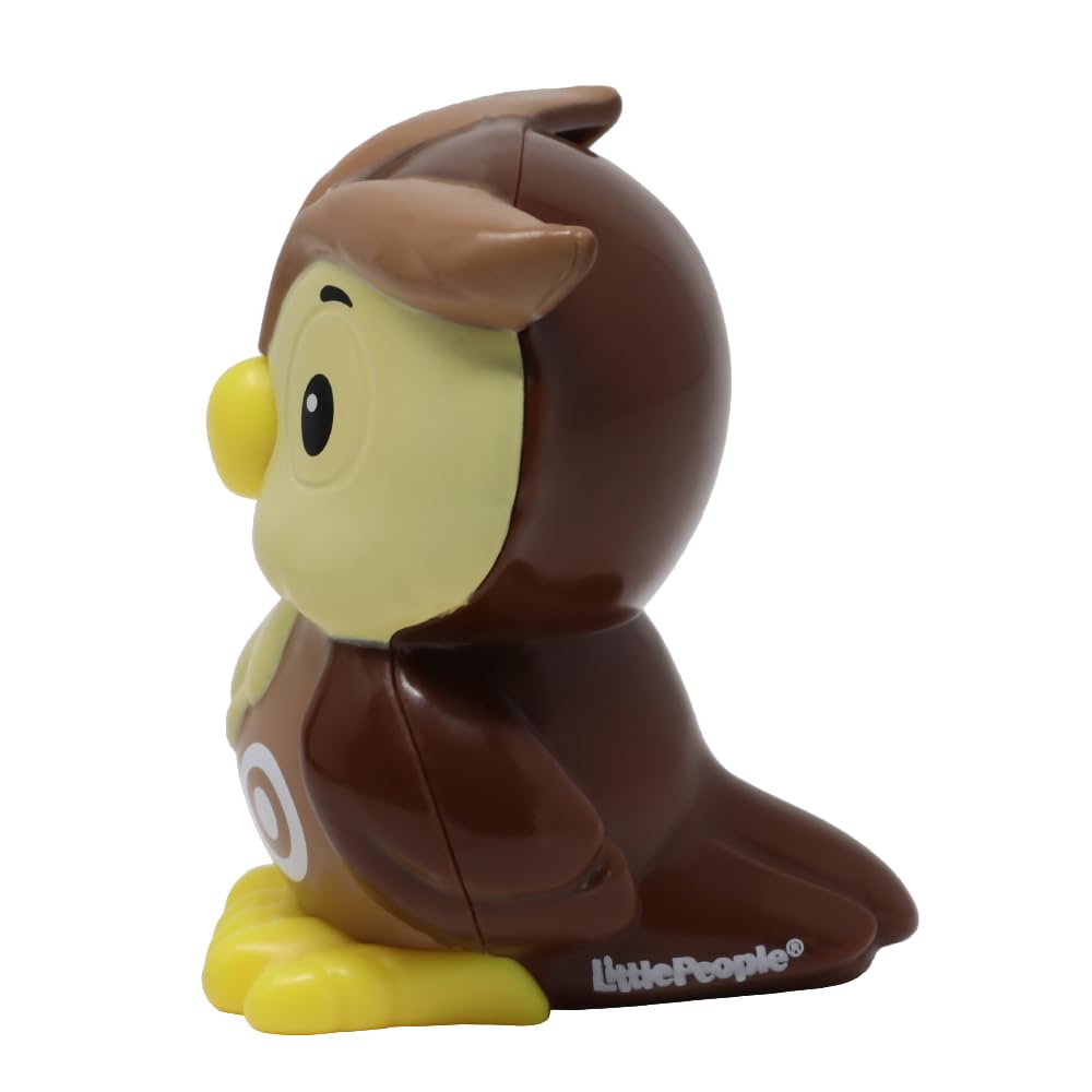 Fisher-Price Replacement Part for Collectible Little People Alphabet Fun Zoo Safari Farm Playset JGR92 - Replacement Letter O Brown and Yellow Owl