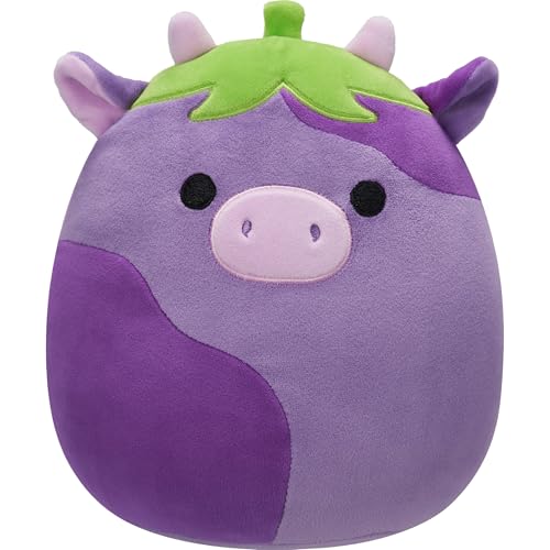 Squishmallows Original 8in Frederick The Eggplant Cow - Official Jazwares Plush (Little)