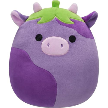 Squishmallows Original 8in Frederick The Eggplant Cow - Official Jazwares Plush (Little)