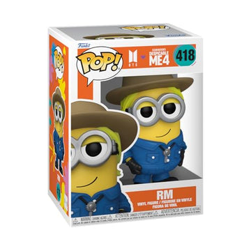 Funko POP! Rocks: Minions X BTS - RM - BTS + Minions - Collectable Vinyl Figure - Gift Idea - Official Merchandise - for Kids & Adults - Movies, Music