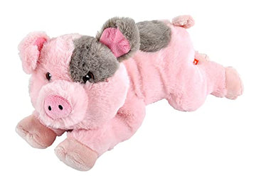 Wild Republic Ecokins Pig Stuffed Animal - 12"