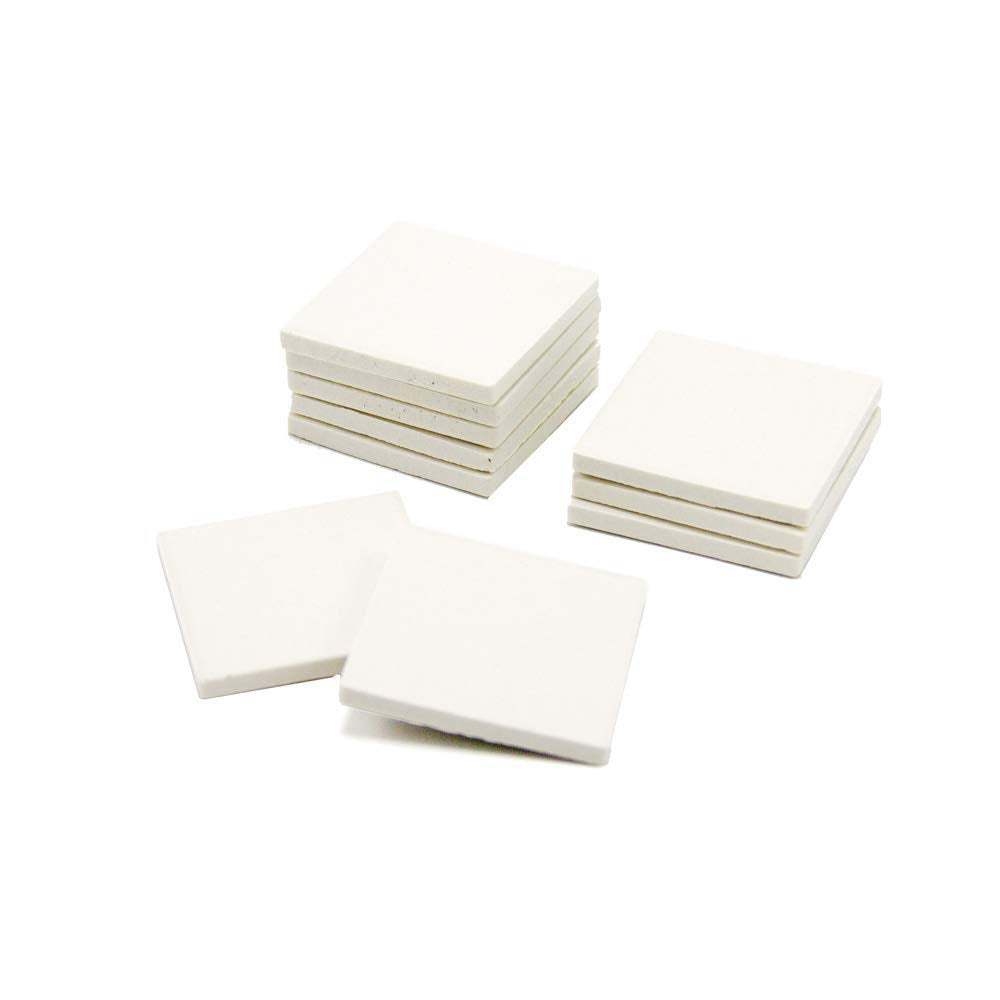 hand2mind White Streak Plates, Ceramic, Geology Tools, Mineral Test Kit, Equipment, Science Supplies, Teacher Supplies, 10 Count