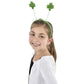 GiftExpress 12-Pack St Patrick's Day Shamrock Headband, Shamrock Head Boppers, St Patrick's Hair Accessories Party Supplies