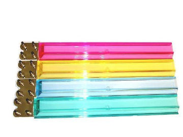Multi-Color Acrylic Mahjong Mah Jongg Racks 18'' with 100 pcs Coins (5 Colors)