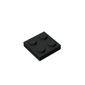 Classic Building Bricks Plate 2x2, 110 Piece Bulk Building Block, Compatible with Lego Parts and Pieces 3022, Creative Play Set Compatible with All
