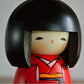 Usaburo Sosaku Kokeshi Doll Osanago Red Color Small Size Made in Japan