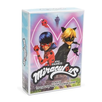 Miraculous Board Game - Race to the Top of the Tower - Fun Action Game for Kids | Super Hero Adventure Game Featuring Ladybug, Cat Noir & Friends