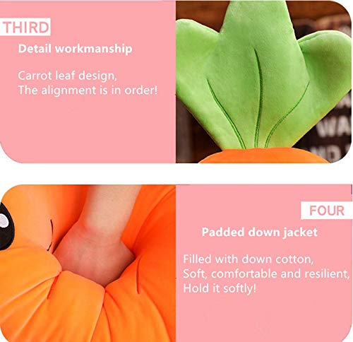 XIZHI 26Inch Carrot Hugging Pillow, Kids Pillows Plush?Cute Stuffed Animals Doll Toy Gifts,for Bedroom, Sofa, Office Decoration