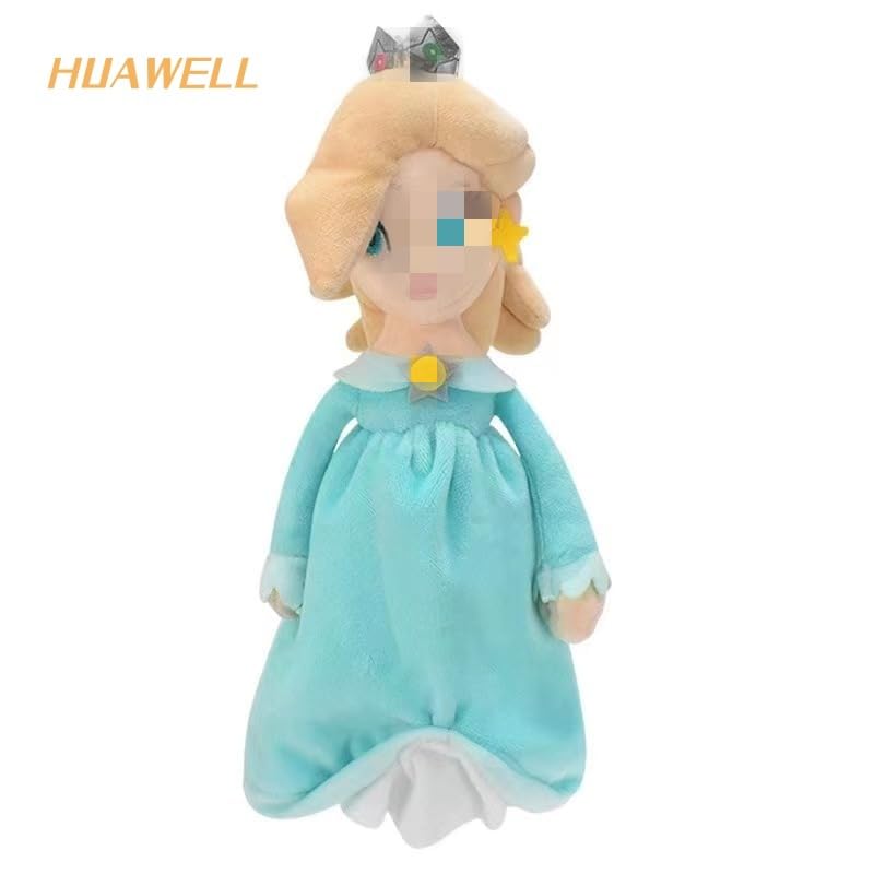 HUAWELL Sup Mari All Star Collection Princes Peach Plush Toy PrincessRosalina & Dasy Stuffed Plush 8" (Princes Peach & PrincessRosalina & Dasy)