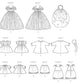 Butterick Patterns B6336 Retro Outfits for 18 Inch Doll, One Size