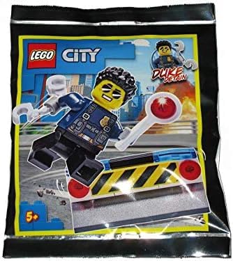 LEGO City: Duke Detain Minifigure Police Officer Detective with Handcuffs