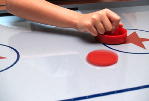Brybelly Air Hockey Pucks - Accessories for Game Room Gaming Tabletop for Kids & Adults - 2.5 Inch Small - 2 Pucks