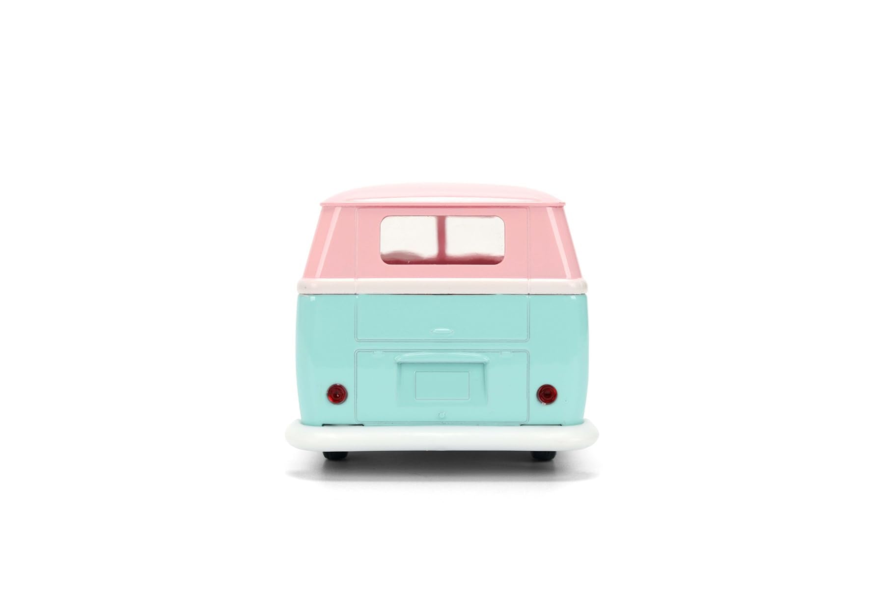 Jada Disney Stitch 1961 Volkswagen Bus, Pastel Pink/Blue Toys 36358-1/32 Scale Diecast Model Car