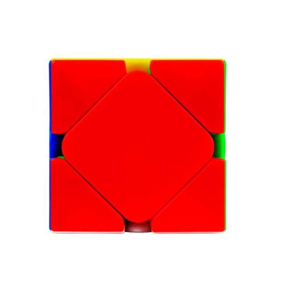 CuberSpeed Skew Ultimate Stickerless Magic Cube Skew Stickerless Speed Cube Puzzle Corner Twist Toys for Kids