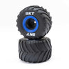 Losi MT Tires Blue Beadlock Premount2 Mini LMT LOS41047
