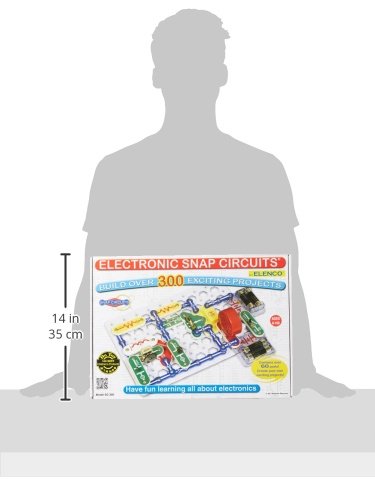 Snap Circuits Classic SC-300 Electronics Exploration Kit | Over 300 Projects | Full Color Manual Parts | STEM Educational Toy for Kids 8+ 2.3 x 13.6 x
