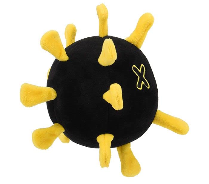 GIANT MICROBES Dead Covid Plush - Limited Edition Version Covid Virus, Great Gift for Family, Scientists, Educators, Healthcare Workers, Includes