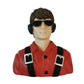 FLFRC 1/6 Pilot Figure Piper Cub Hand Painted for RC Airplanes Model Plane Aircraft Warbird Sport Jet Car Boat Drone Toy Driver