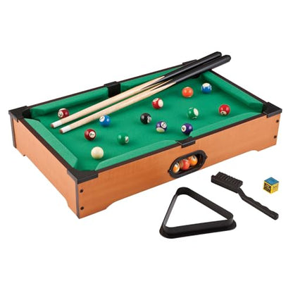Mainstreet Classics 20-Inch Table Top Miniature Billiard/Pool Game Set