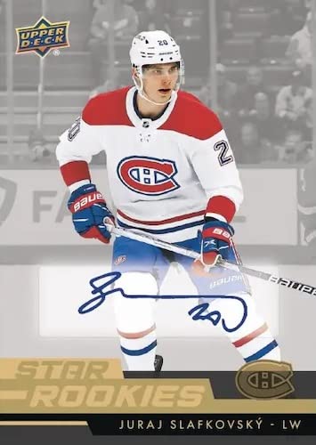 Upper Deck 2022-23 NHL Star Rookies Box Set of Hockey Cards (Complete 25-Card Base Set + 1 Base Set Parallel)