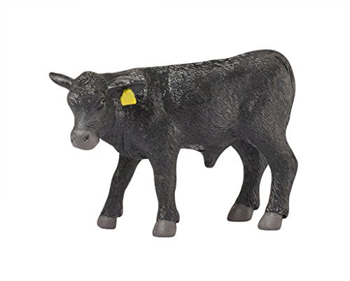 Little Buster Toys Angus Calf - Realistic Black Angus Calf, 1/16th Scale