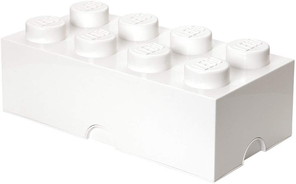 LEGO Storage Box Brick 8 White