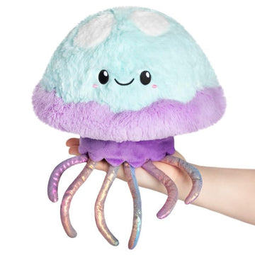 Squishable - Mini Jellyfish, Blue - Aquatic Collection - 10 in - Soft Toy Collectible Stuffed Animal