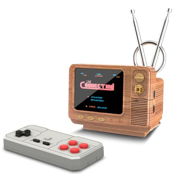 Mini TV Retro Handheld Game Console -JALECO Licensed Classic Games, Portable Gaming Toy with TF Card to Expand 80s 90s Games, Support Two Players &