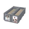 BCW Collectible Card Bin - (Single, Gray) | Holds up to 1600 Cards | Plastic Storage Box for Pokémon, MTG & Sports Cards