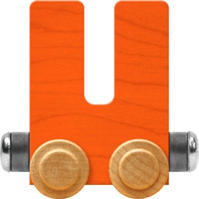 NameTrains Bright Letter Car U - Made in USA
