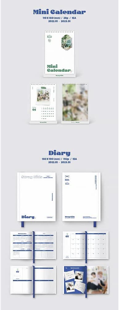 Copan Stray Kids 2022 Season's Greetings - Room,Mates+Culture Korean Gift (Decorative Stickers, Photocards)
