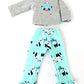 American Fashion World Winter Panda Pajamas for 14-Inch Dolls | Premium Quality & Trendy Design