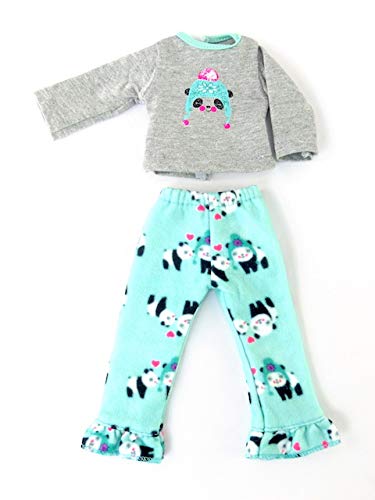 American Fashion World Winter Panda Pajamas for 14-Inch Dolls | Premium Quality & Trendy Design