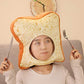 Warmtree bread Hat Fruit Hat Cute Plush Funny Novelty Plush Costume
