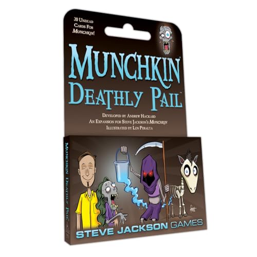 Munchkin Deathly Pail by Steve Jackson Games, Strategy Board Game, Black