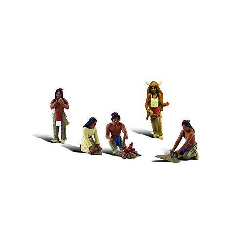Woodland Scenics Scene-A-Rama Scene Setters Native Americans (6)12