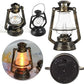 Bronze Miniature Oil Lantern, Retro Style Accessory, Hurricane Kerosene Lamp Model, Scene Decoration Ornament