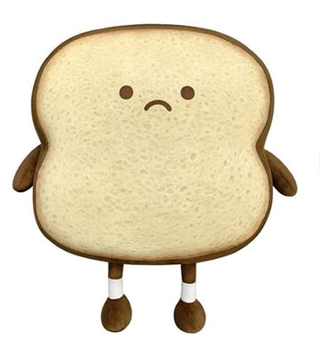 NatureMan Toast Bread Pillow,Funny Bread Shape Plush Toy Pillow, Small Cute Stuffed Plush Toast Sofa Pillow,Children's Adult Home Bedroom Decoration
