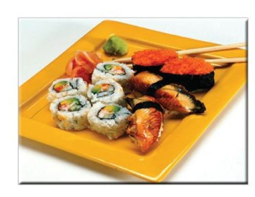 Melissa & Doug Multi-Ethnic Food Puzzle Set of 6, Multicolor