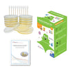 EZ BioResearch Bacteria Science Kit (IV) (Gift Pack): Prepoured LB-Agar Plates and Cotton Swabs. Exclusive Free Science Fair Project E-Book Packed