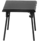 Aztec Imports, Inc. Dollhouse Miniature 5-Pc. Black Metal Folding Table & Chairs Set