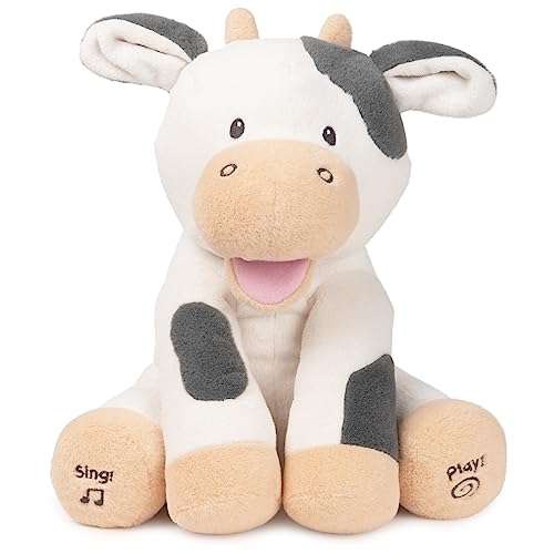GUND Baby Buttermilk Cow 12-Inch Interactive Animated Musical Baby Toy