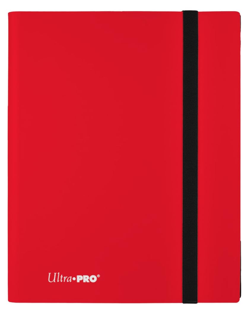 Ultra Pro E-15146 Eclipse 9-Pocket PRO-Binder-Apple Red